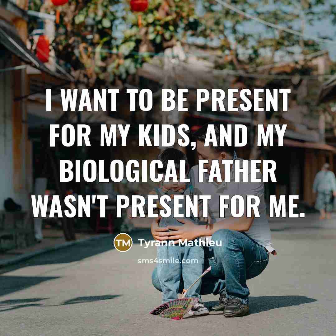 “I want to be present for my kids, and my…” quote by Tyrann Mathieu