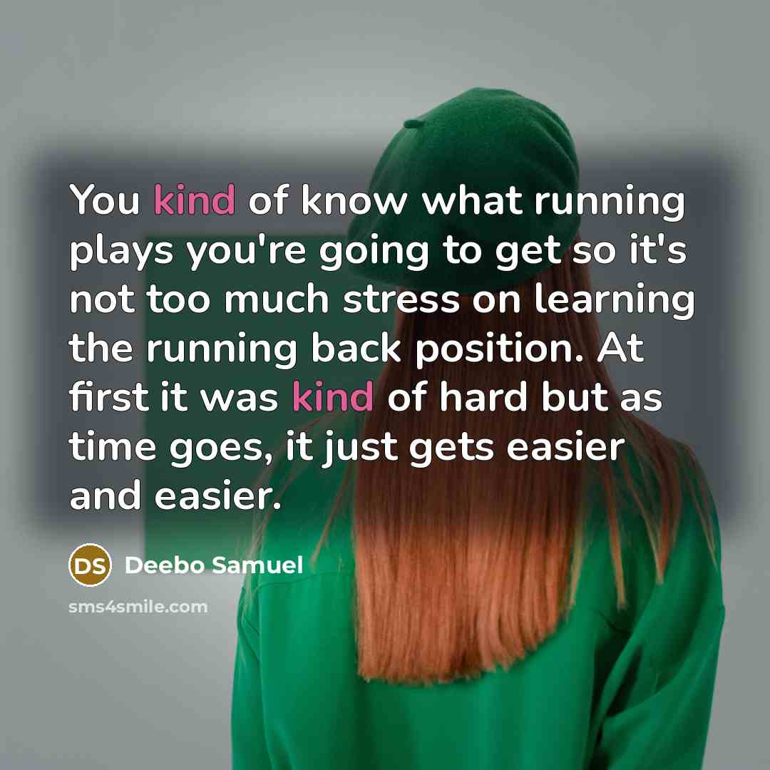 “You kind of know what running plays you're going to…” quote by Deebo Samuel