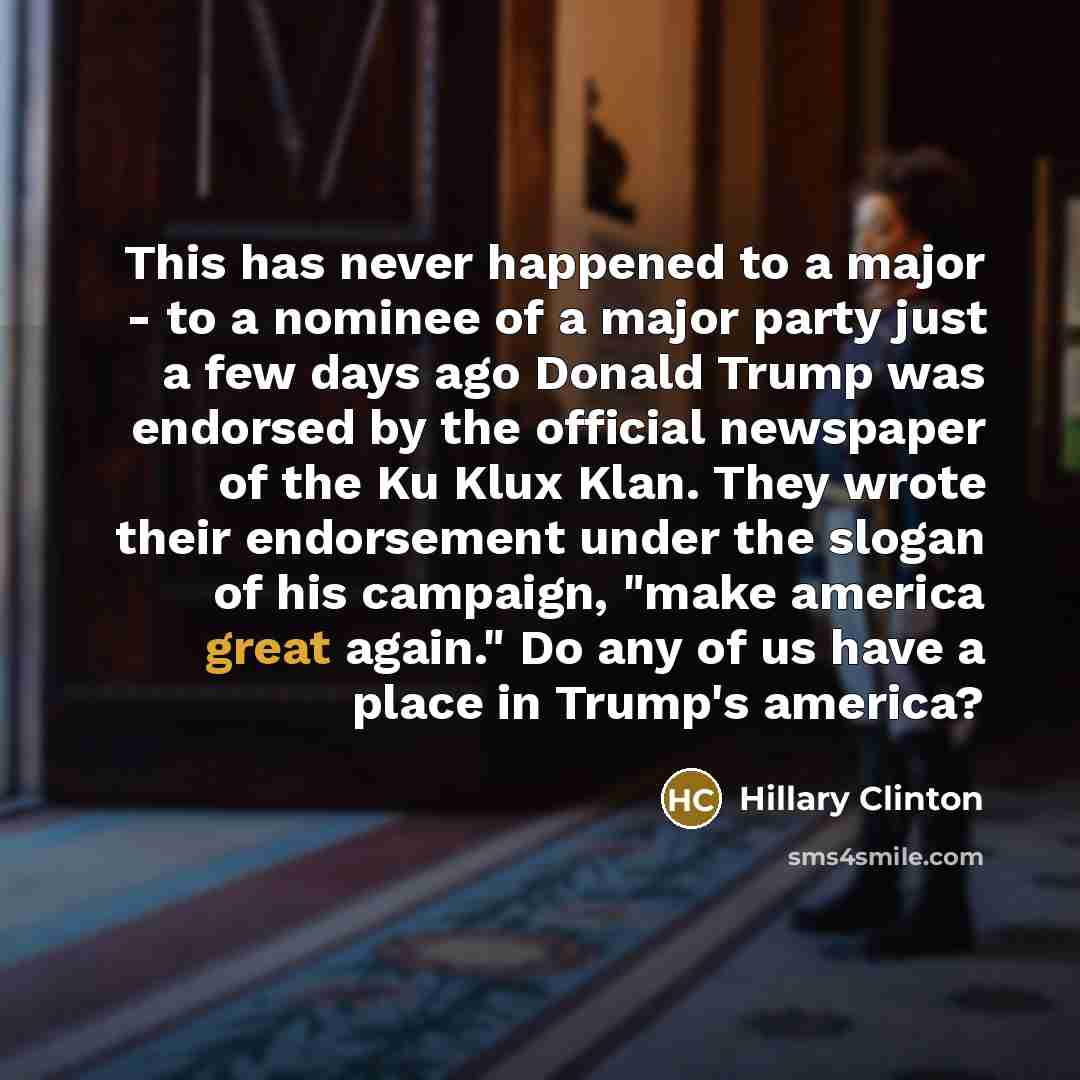 “This has never happened to a major - to a…” quote by Hillary Clinton