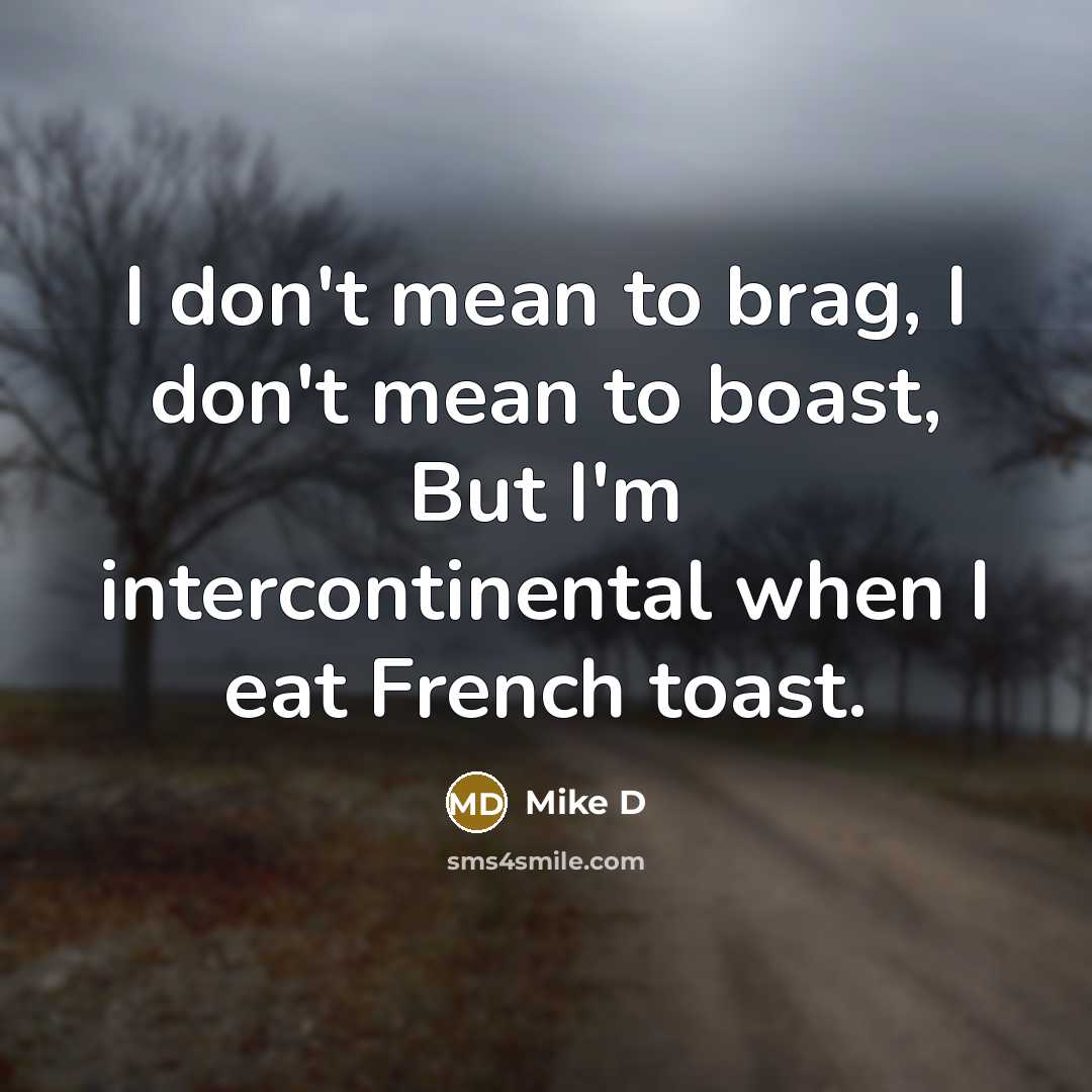 “I don't mean to brag, I don't mean to boast,…” quote by Mike D