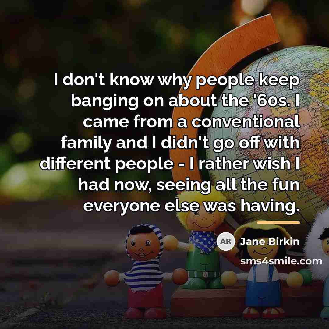 “I don't know why people keep banging on about the…” quote by Jane Birkin
