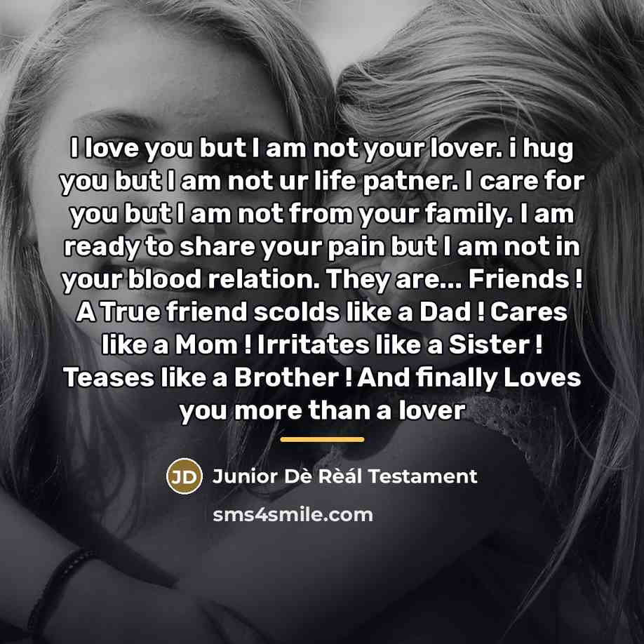 “I love you but I am not your lover. i…” quote by Junior Dè Rèál Testament
