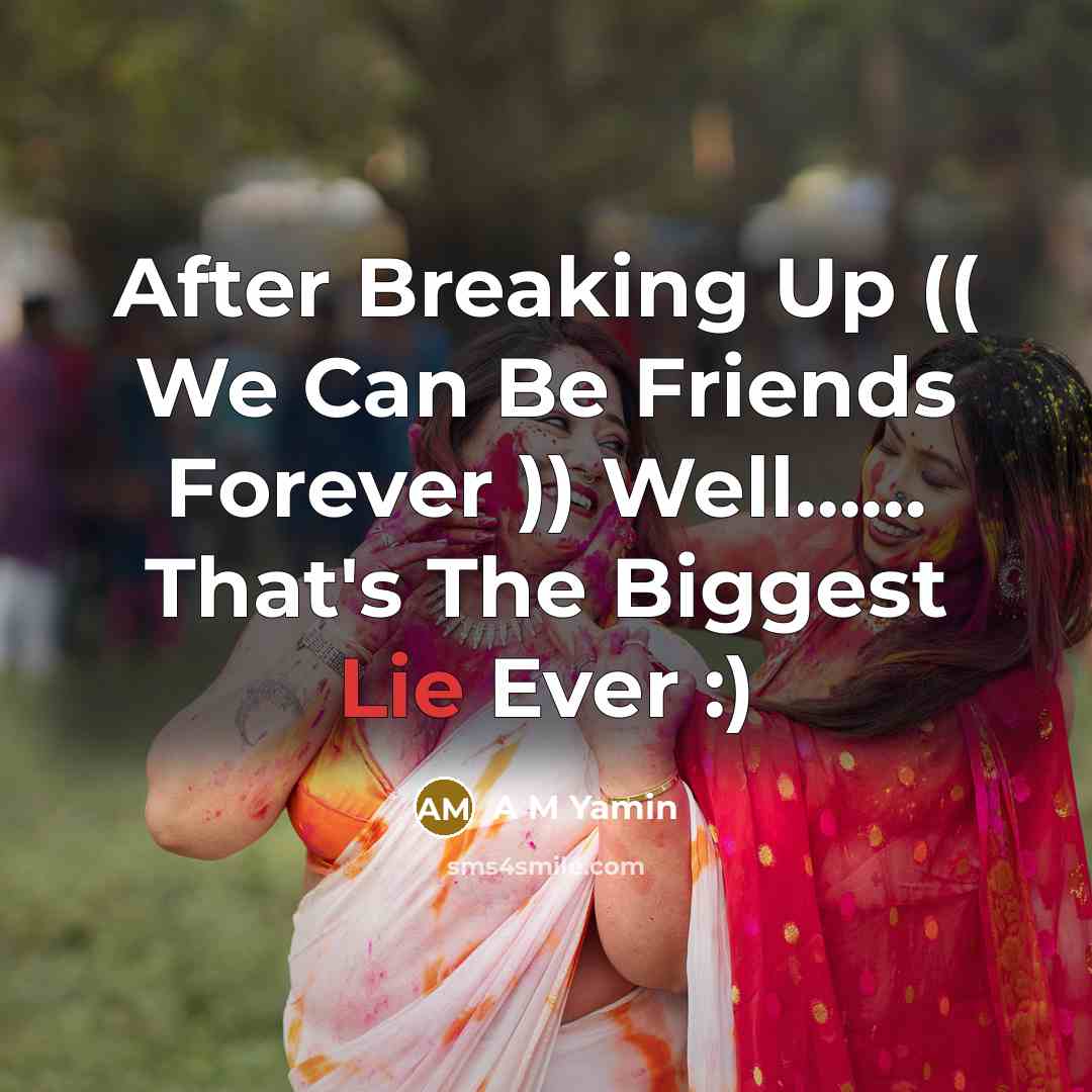 “After Breaking Up (( We Can Be Friends Forever ))…” quote by A M Yamin