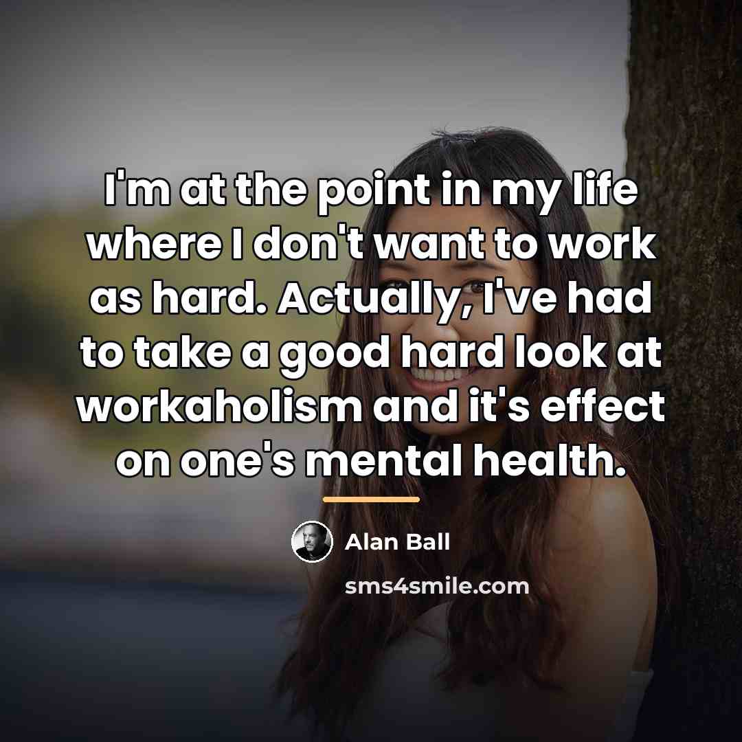 “I'm at the point in my life where I don't…” quote by Alan Ball