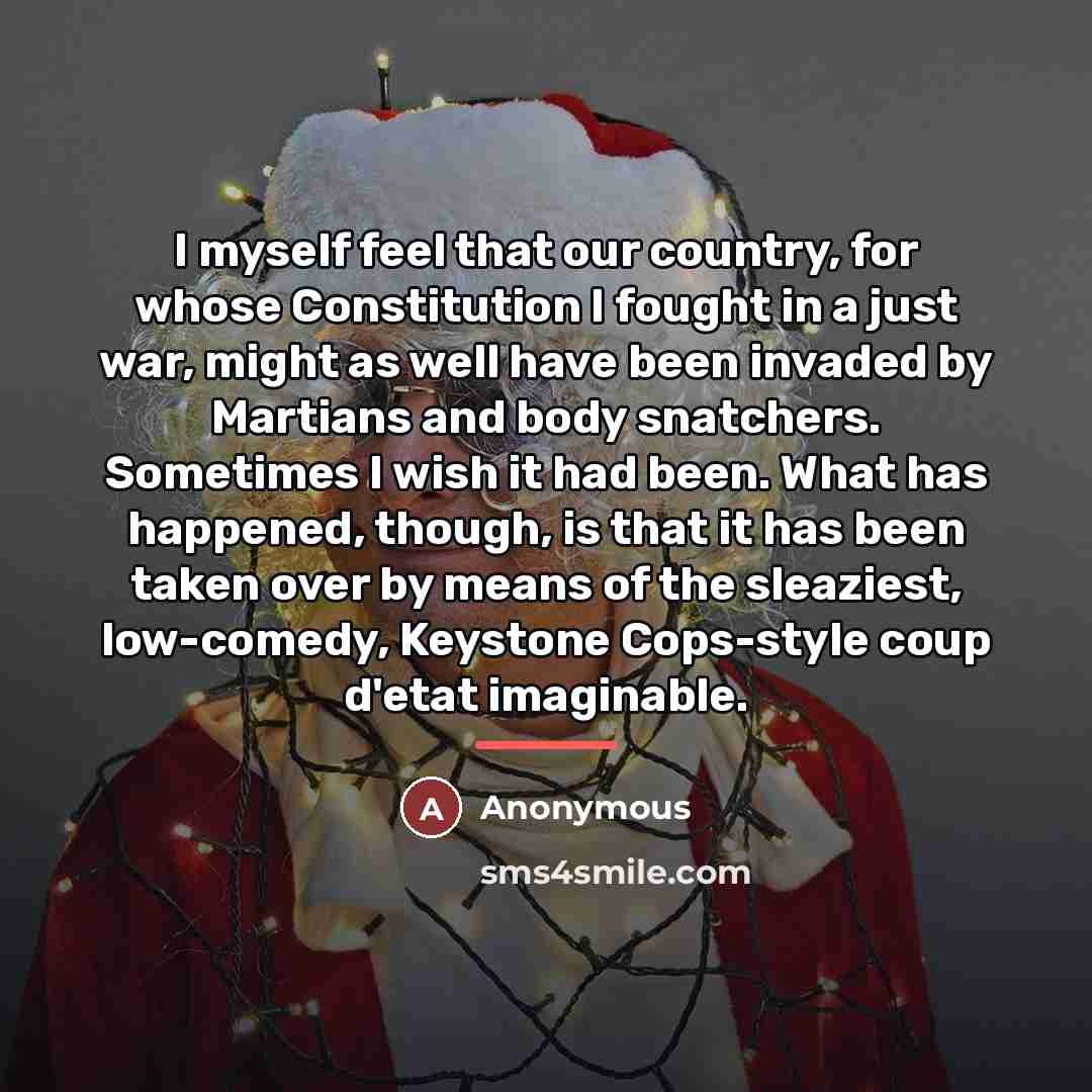 “I myself feel that our country, for whose Constitution I…” quote by Anonymous