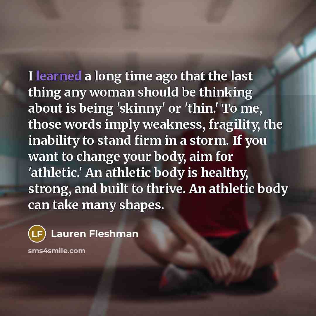 “I learned a long time ago that the last thing…” quote by Lauren Fleshman