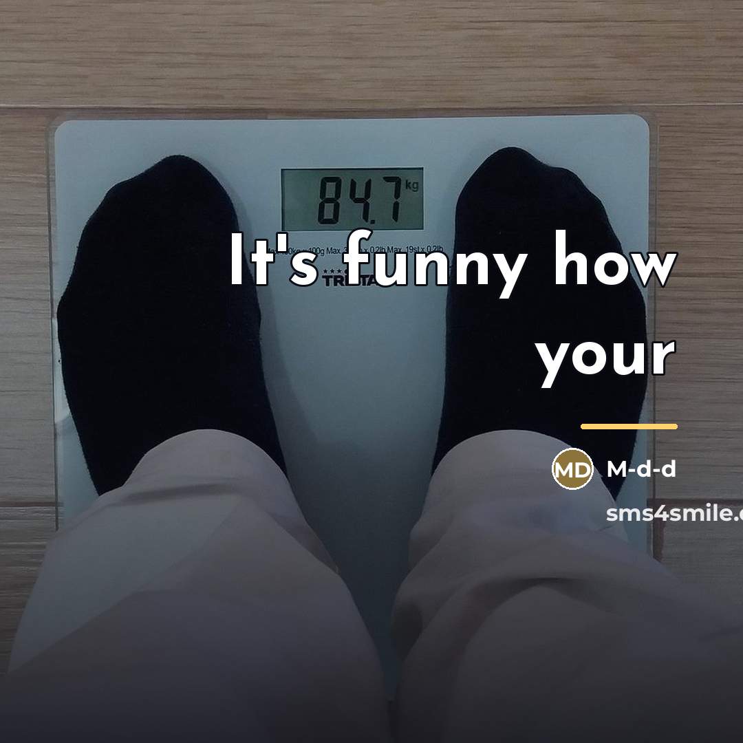 “It's funny how your…” quote by M-d-d