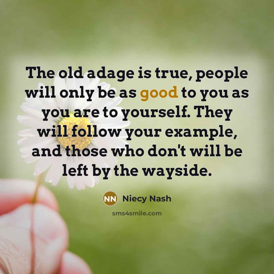 “The old adage is true, people will only be as…” quote by Niecy Nash