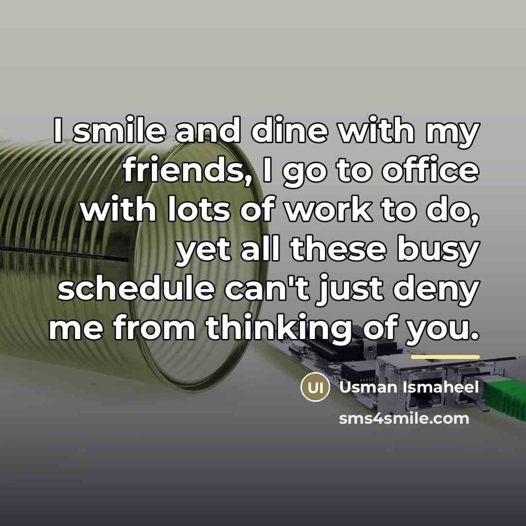 “I smile and dine with my friends, I go to…” quote by Usman Ismaheel