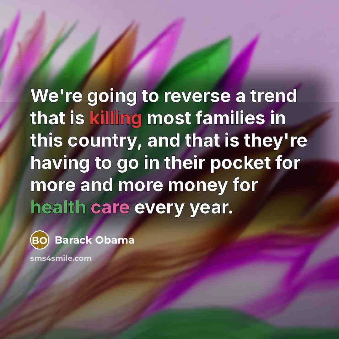 “We're going to reverse a trend that is killing most…” quote by Barack Obama