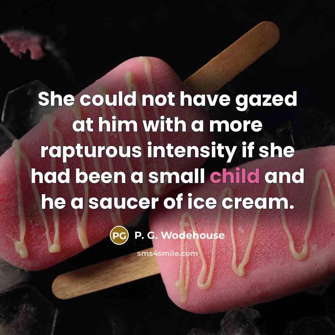 “She could not have gazed at him with a more…” quote by P. G. Wodehouse