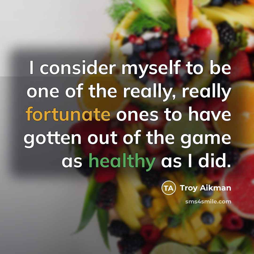 “I consider myself to be one of the really, really…” quote by Troy Aikman