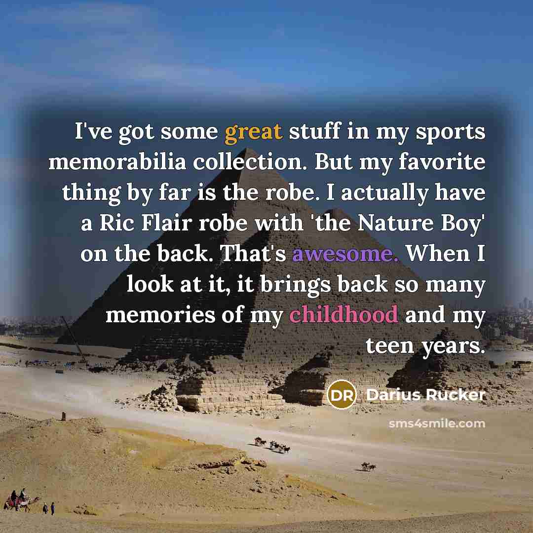 “I've got some great stuff in my sports memorabilia collection.…” quote by Darius Rucker