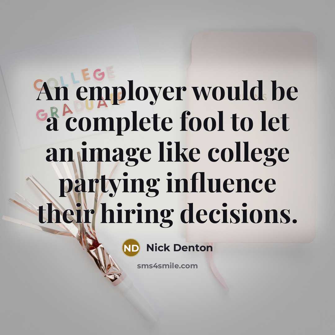 “An employer would be a complete fool to let an…” quote by Nick Denton