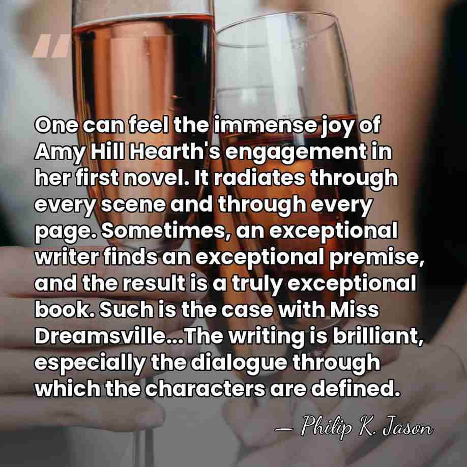 One can feel the immense joy of Amy Hill Hearth's engagement in&hellip; - Philip K. Jason