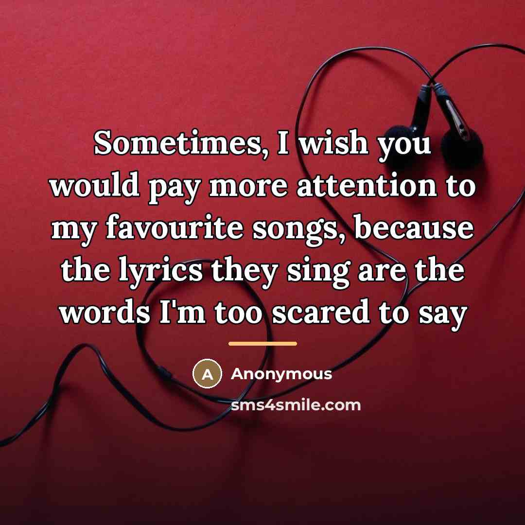 “Sometimes, I wish you would pay more attention to my…” quote by Anonymous