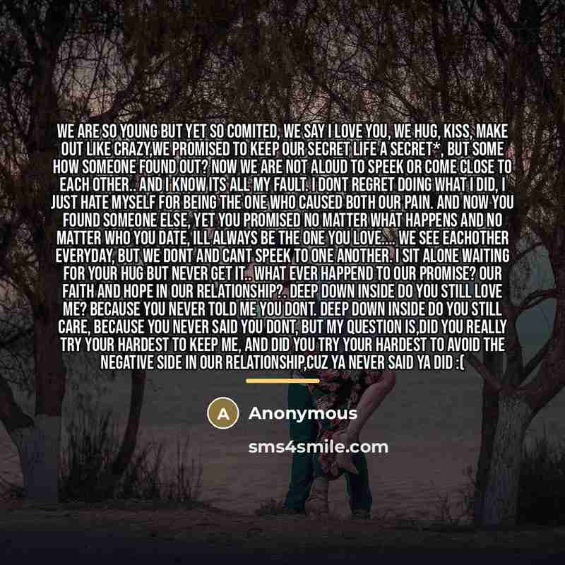 “We are so young but yet so comited, we say…” quote by Anonymous