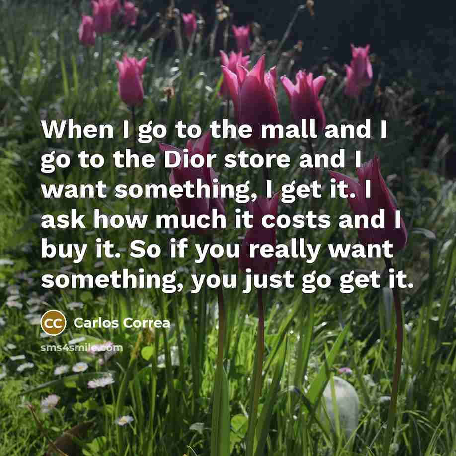 “When I go to the mall and I go to…” quote by Carlos Correa