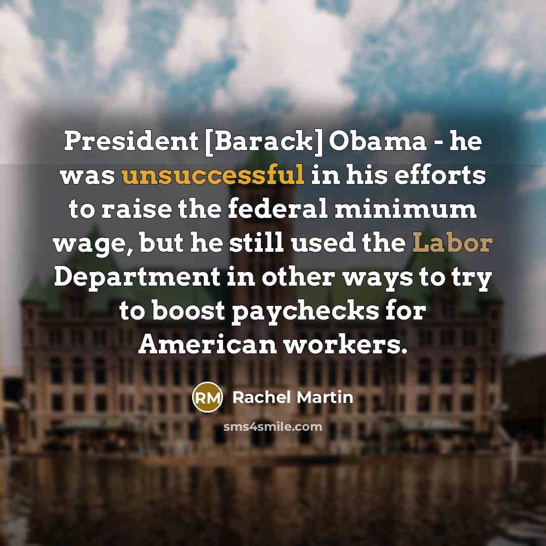 “President [Barack] Obama - he was unsuccessful in his efforts…” quote by Rachel Martin