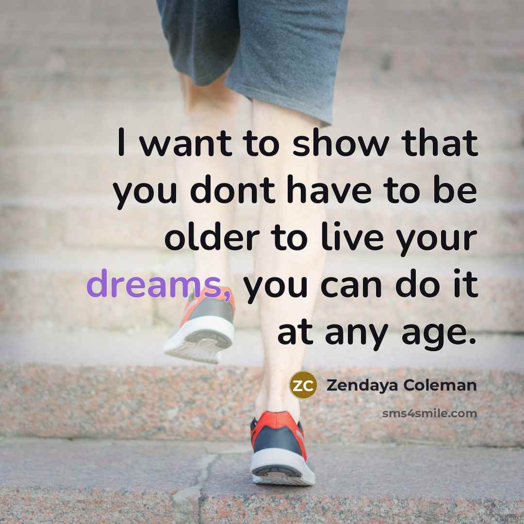 “I want to show that you dont have to be…” quote by Zendaya Coleman