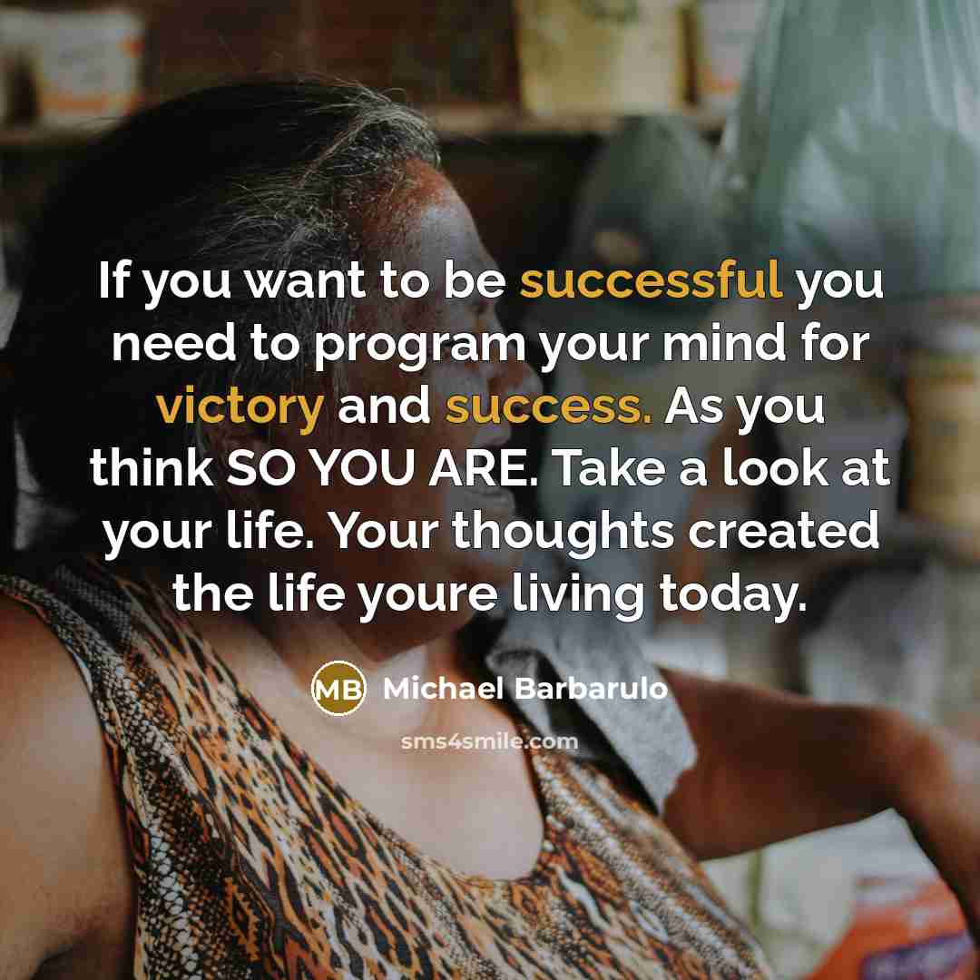 “If you want to be successful you need to program…” quote by Michael Barbarulo