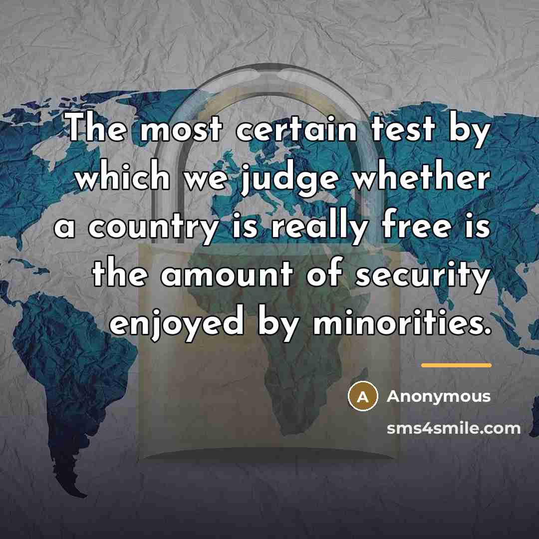 “The most certain test by which we judge whether a…” quote by Anonymous