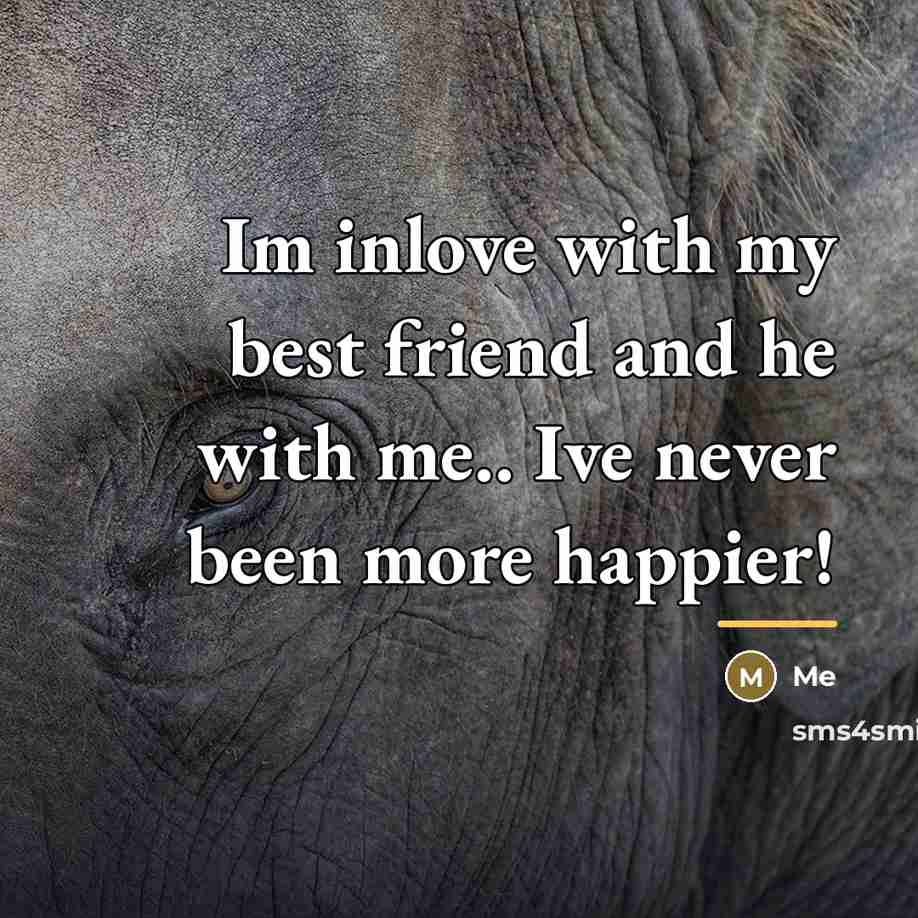 “Im inlove with my best friend and he with me..…” quote by Me