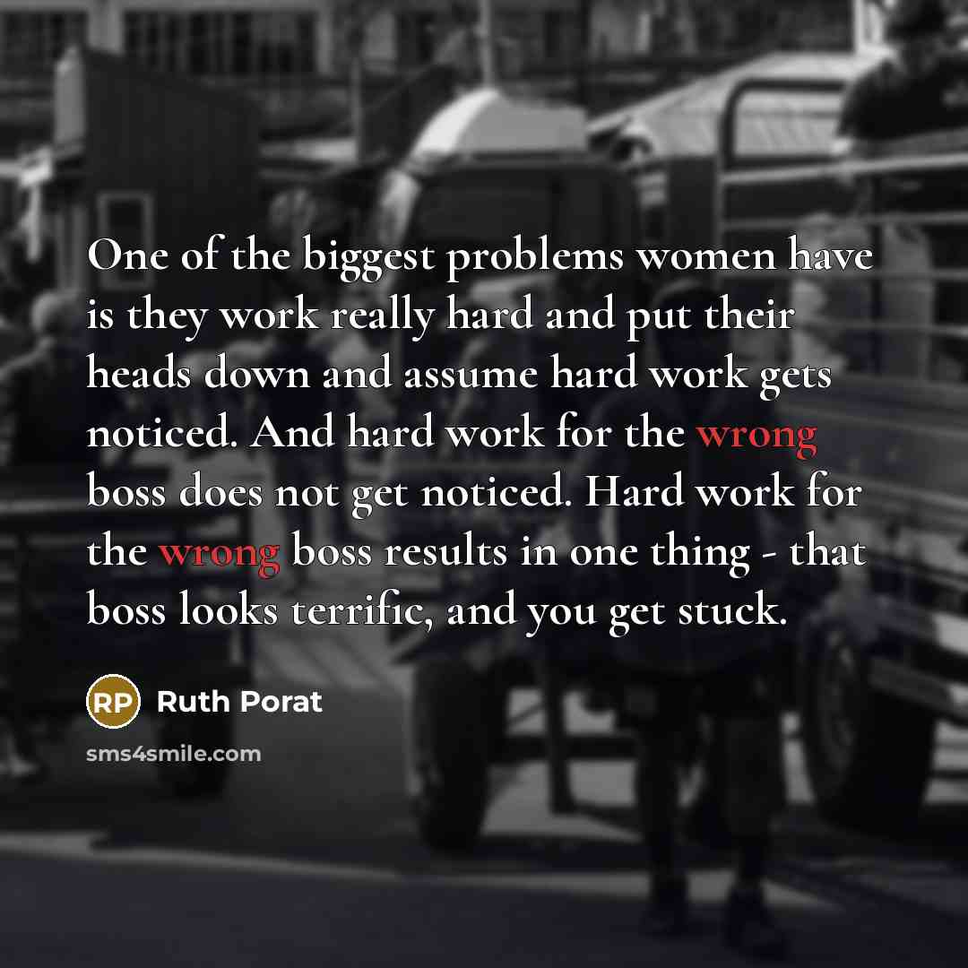 “One of the biggest problems women have is they work…” quote by Ruth Porat