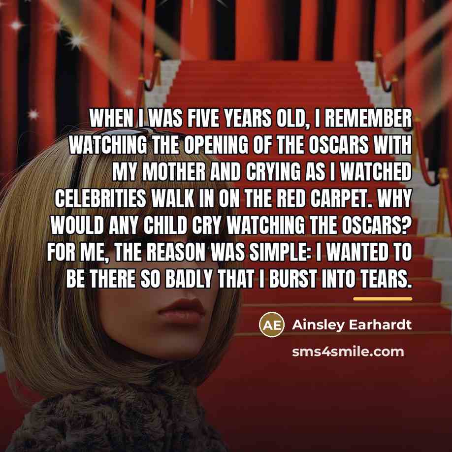 “When I was five years old, I remember watching the…” quote by Ainsley Earhardt