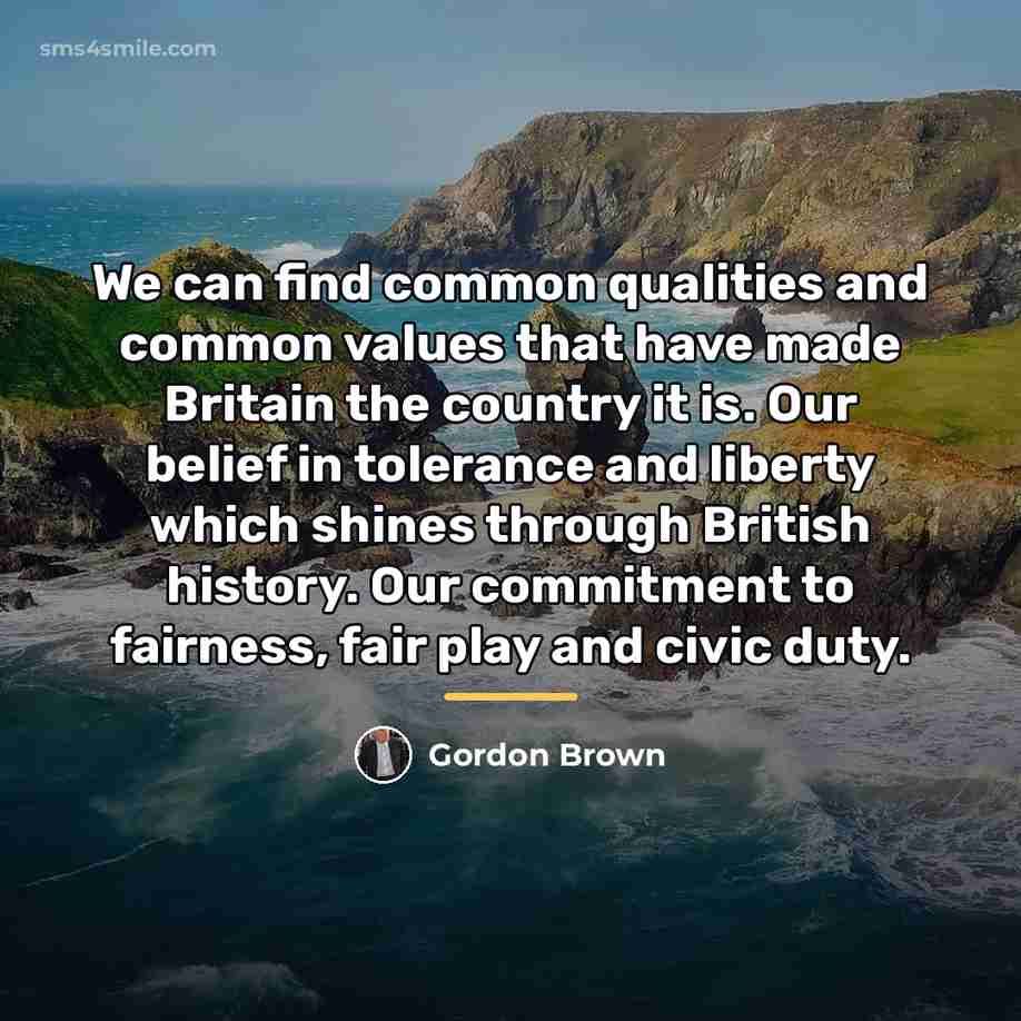 “We can find common qualities and common values that have…” quote by Gordon Brown