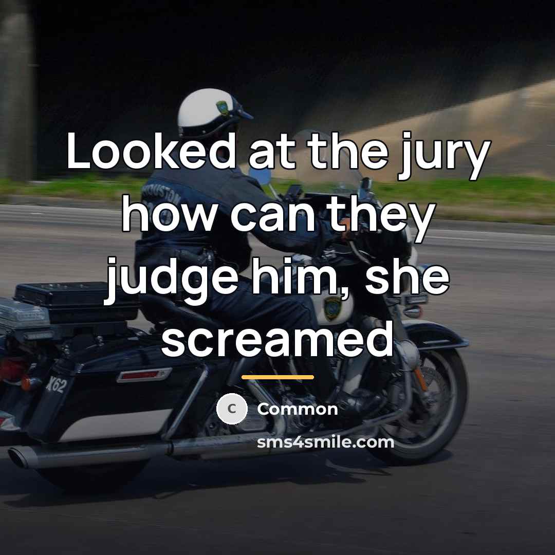 “Looked at the jury how can they judge him, she…” quote by Common