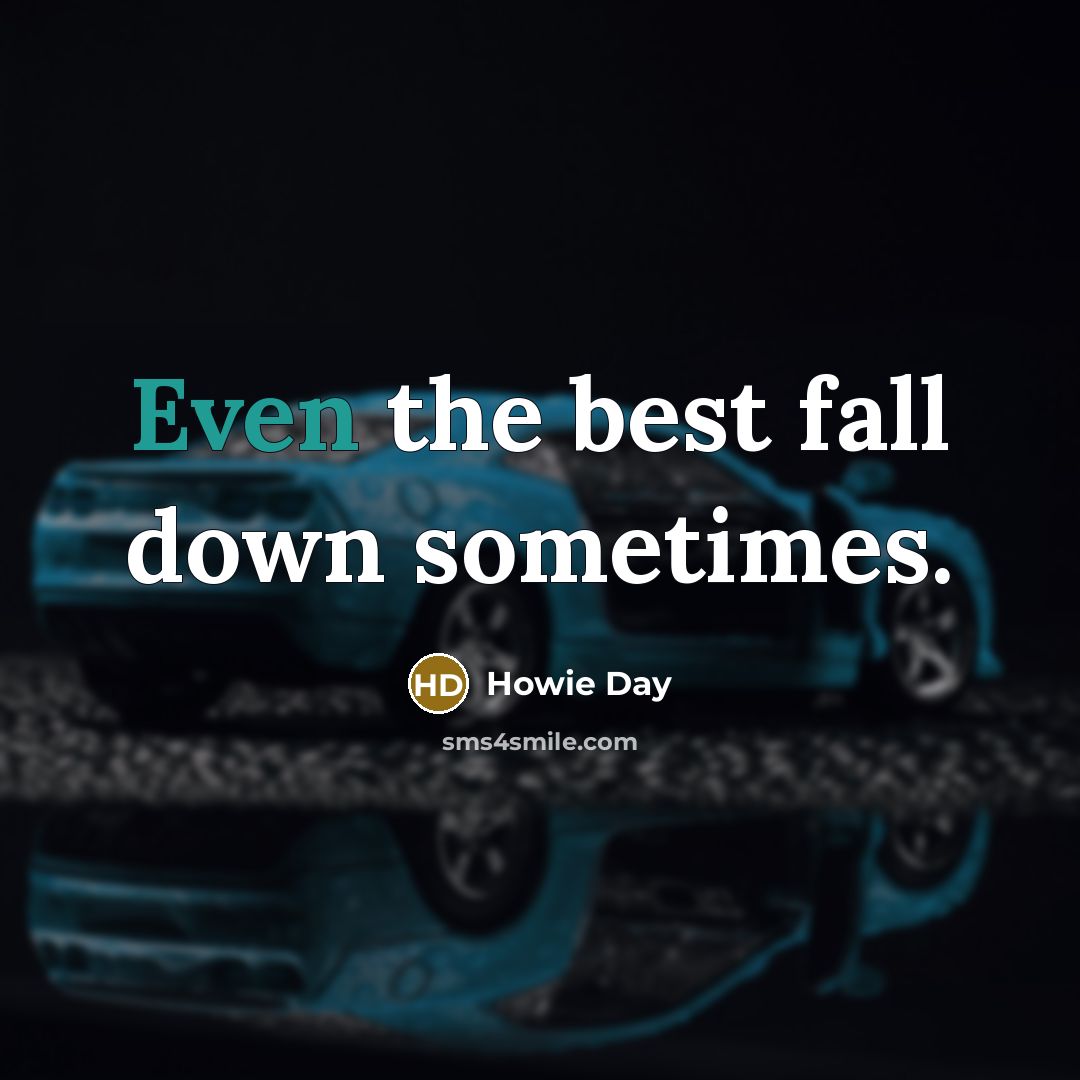 “Even the best fall down sometimes.” quote by Howie Day