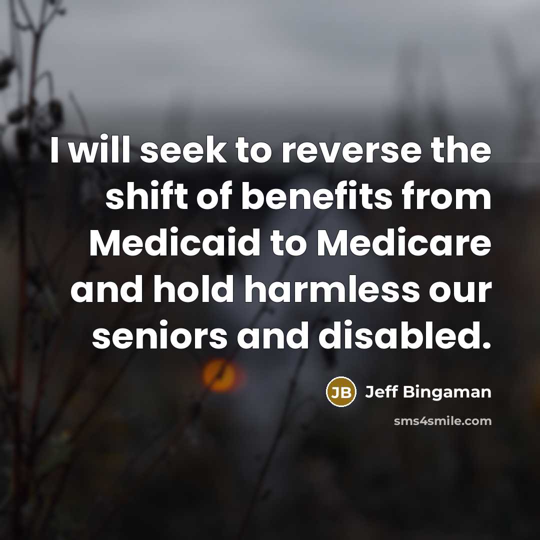 “I will seek to reverse the shift of benefits from…” quote by Jeff Bingaman