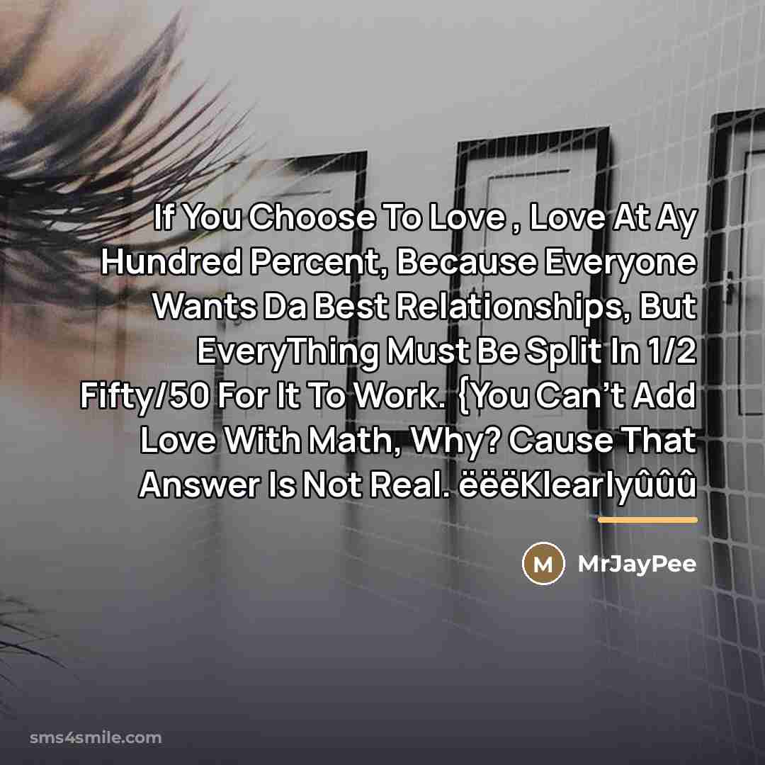“If You Choose To Love , Love At Ay Hundred…” quote by MrJayPee