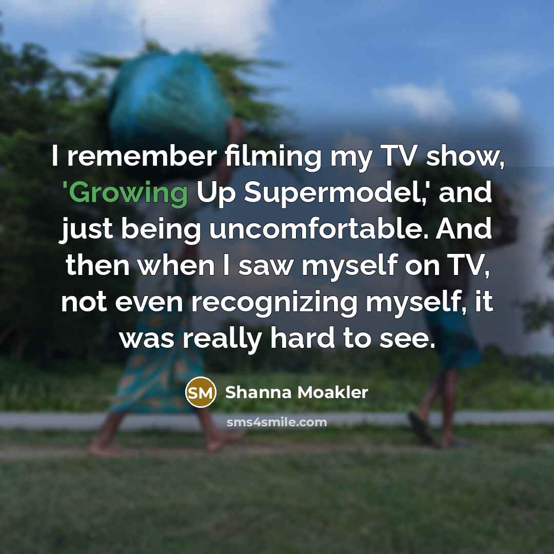 “I remember filming my TV show, 'Growing Up Supermodel,' and…” quote by Shanna Moakler