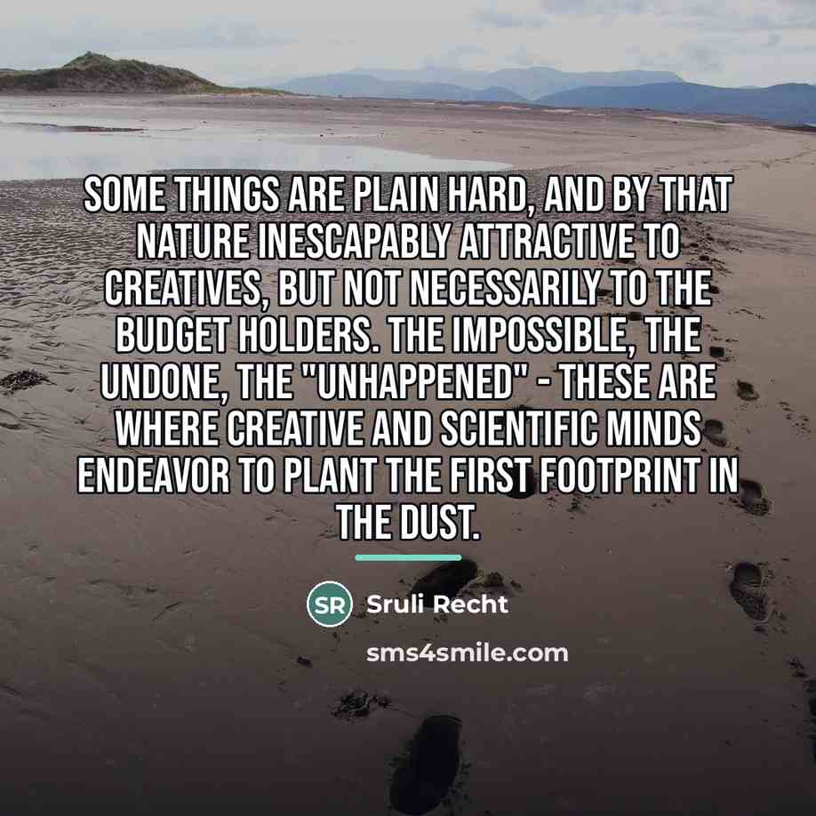 “Some things are plain hard, and by that nature inescapably…” quote by Sruli Recht