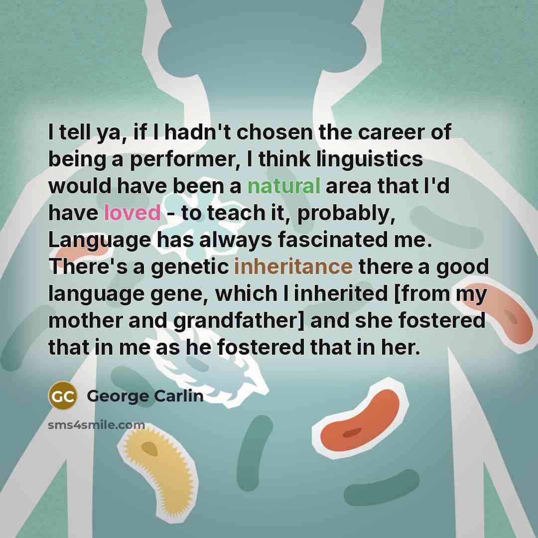 “I tell ya, if I hadn't chosen the career of…” quote by George Carlin