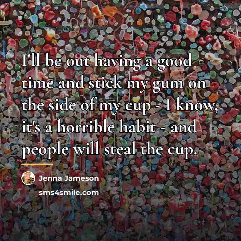 “I'll be out having a good time and stick my…” quote by Jenna Jameson