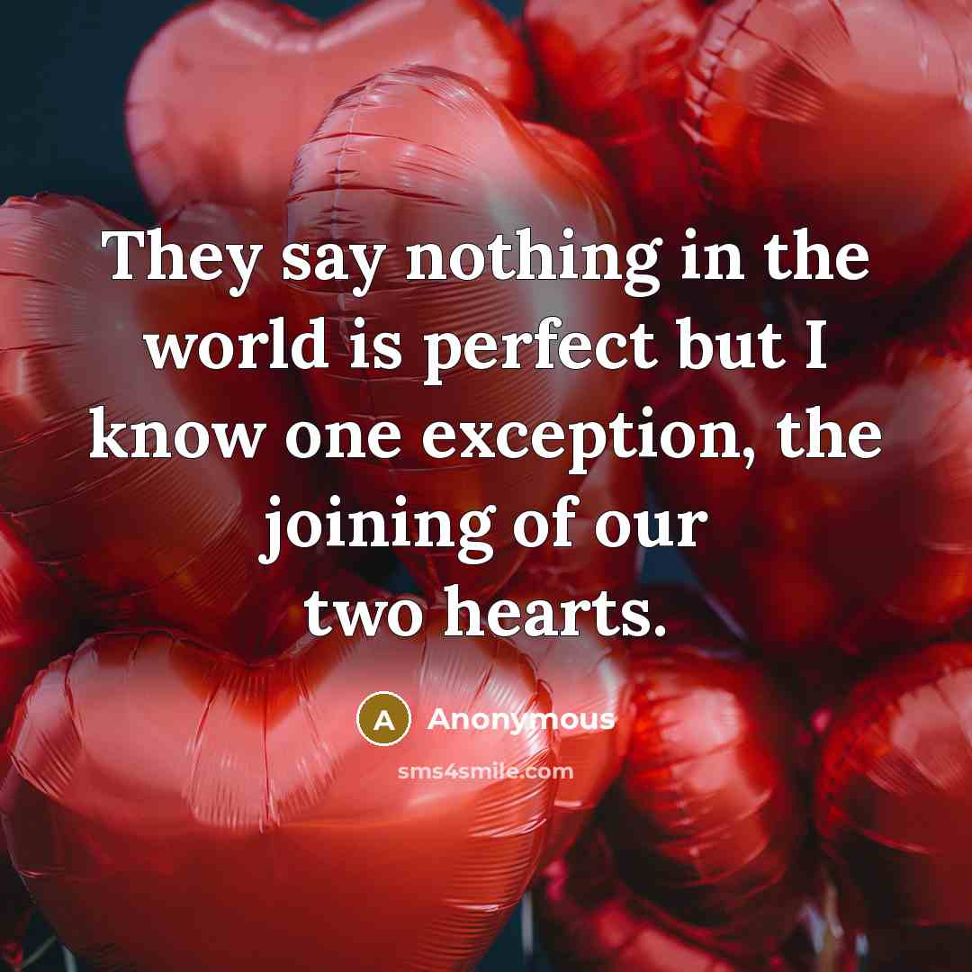 “They say nothing in the world is perfect but I…” quote by Anonymous