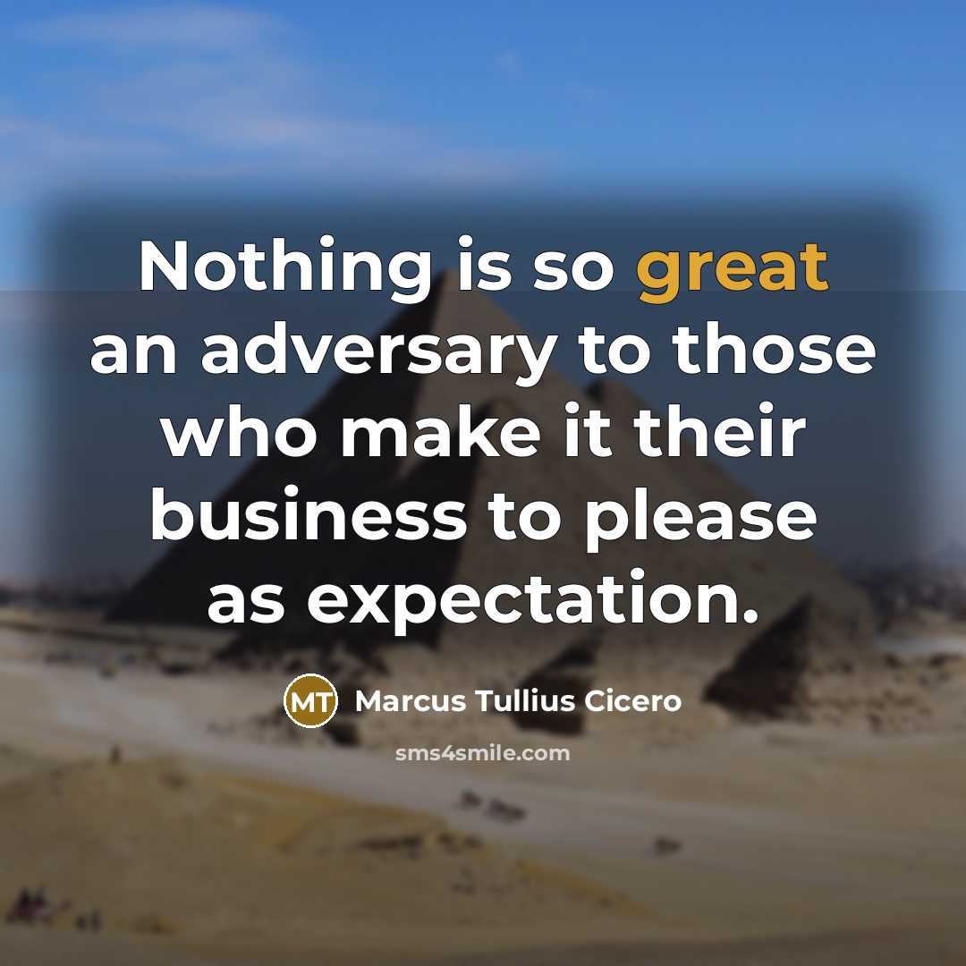 “Nothing is so great an adversary to those who make…” quote by Marcus Tullius Cicero