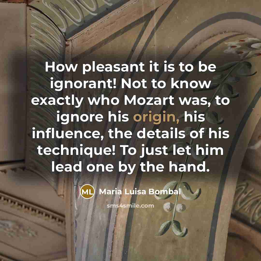 “How pleasant it is to be ignorant! Not to know…” quote by Maria Luisa Bombal