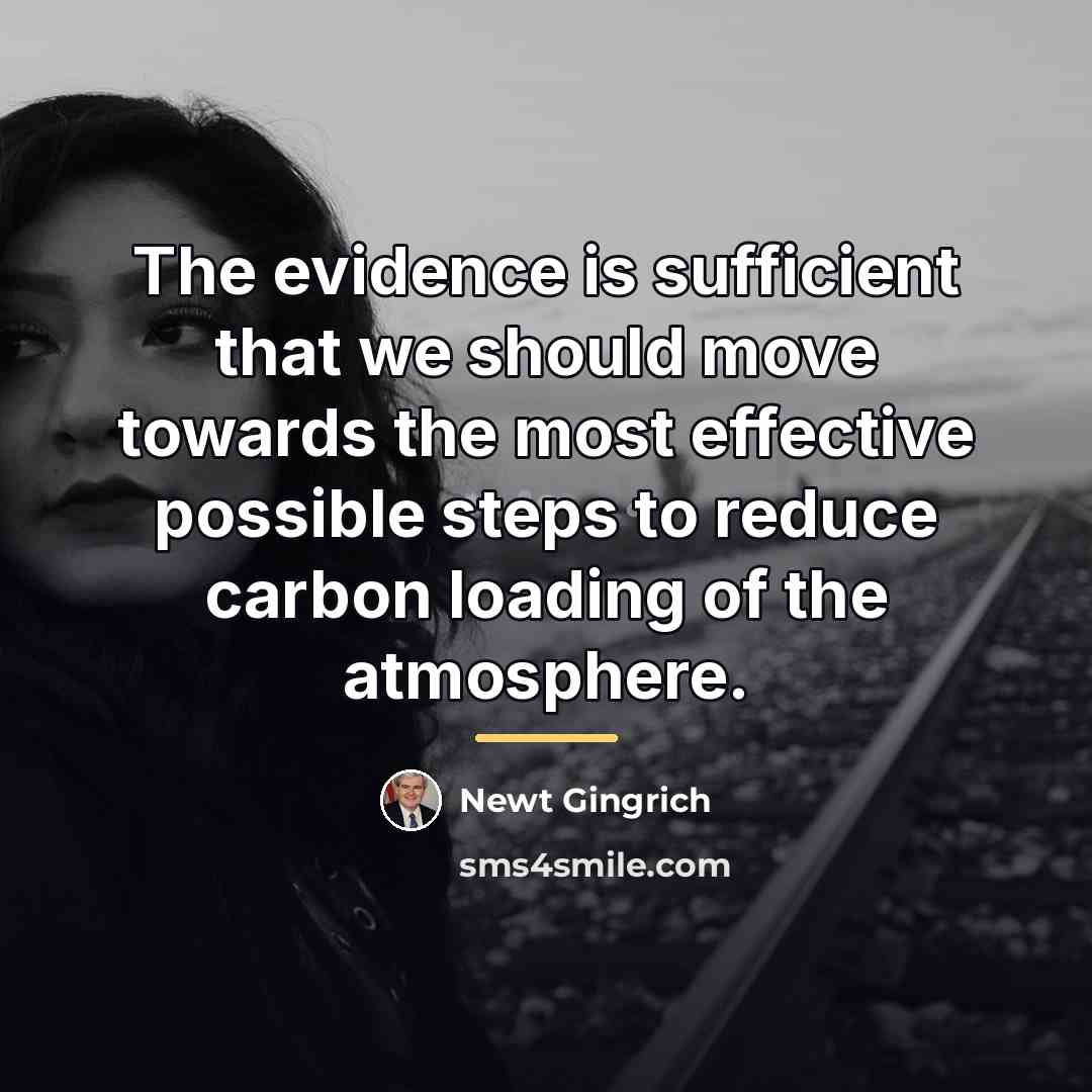 “The evidence is sufficient that we should move towards the…” quote by Newt Gingrich
