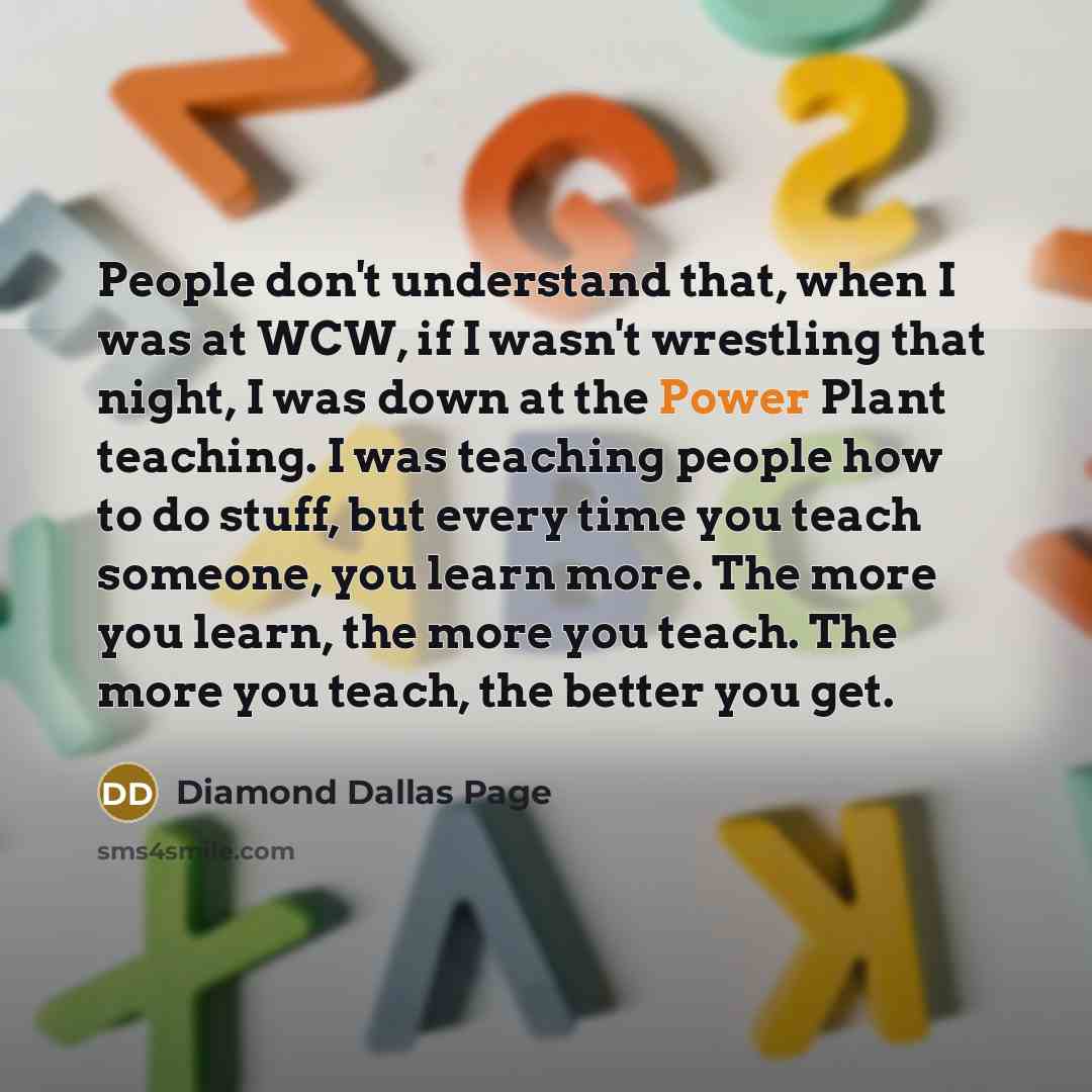 “People don't understand that, when I was at WCW, if…” quote by Diamond Dallas Page