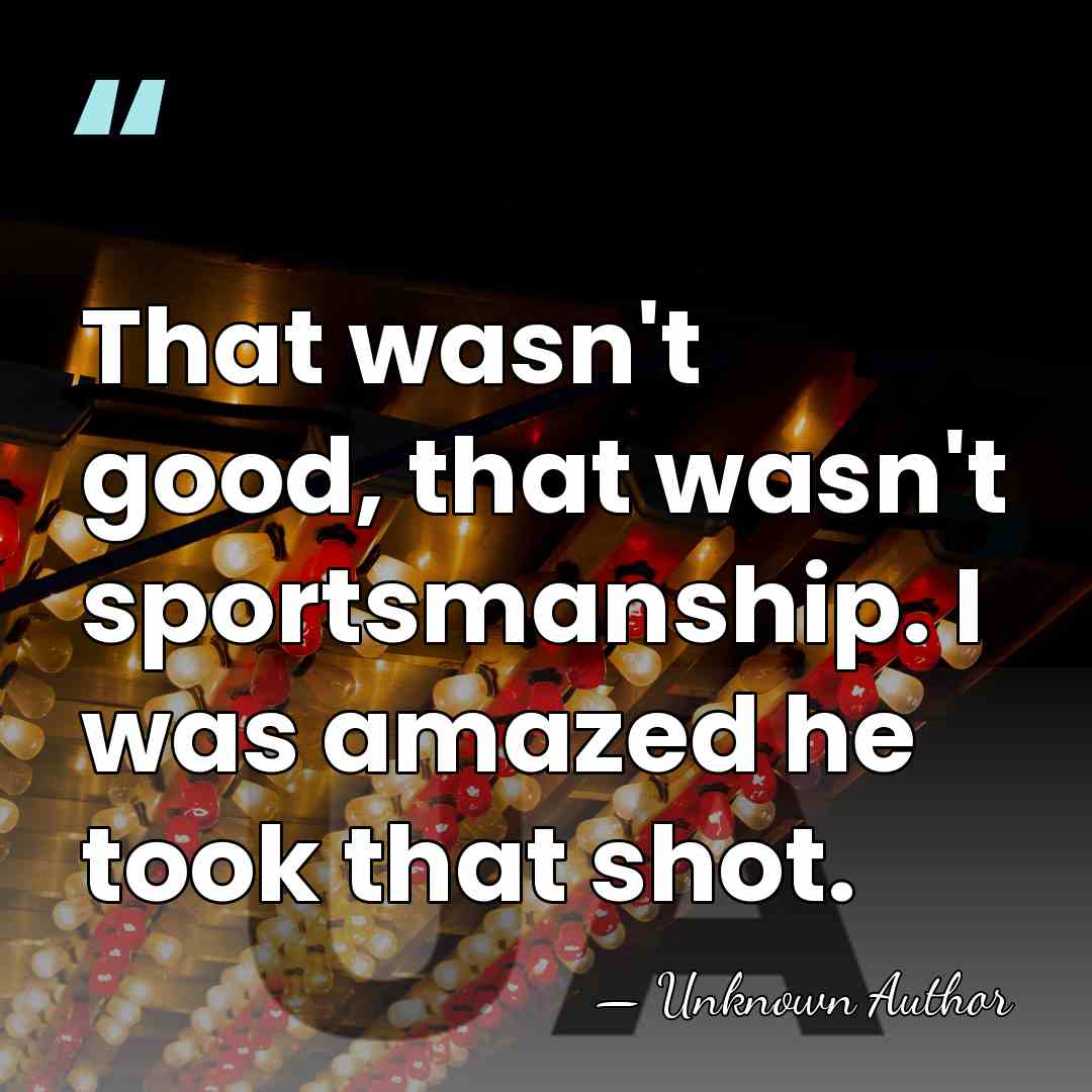That wasn't good, that wasn't sportsmanship. I was amazed he took that&hellip; - Tristan Blackwood