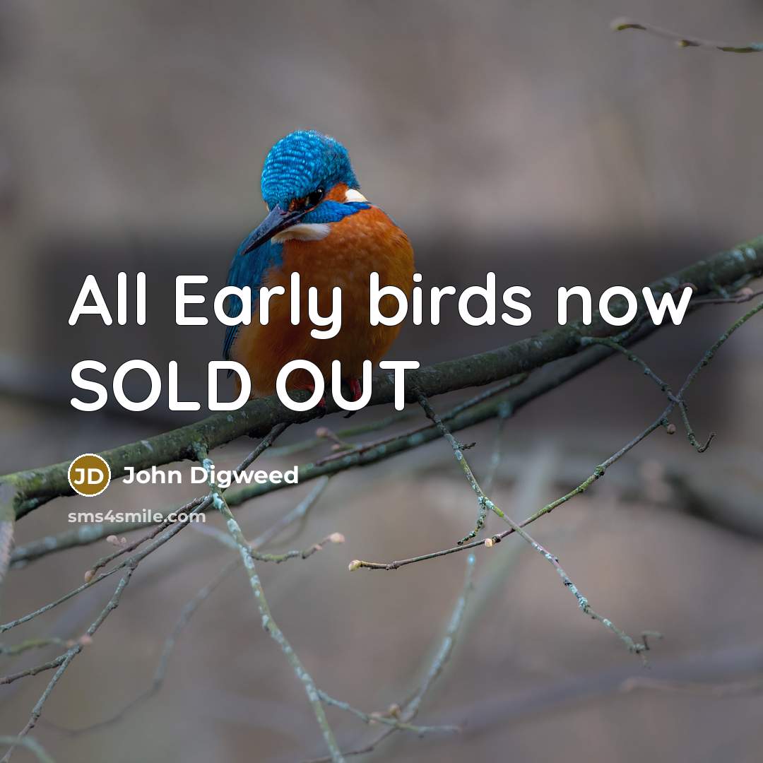 “All Early birds now SOLD OUT” quote by John Digweed