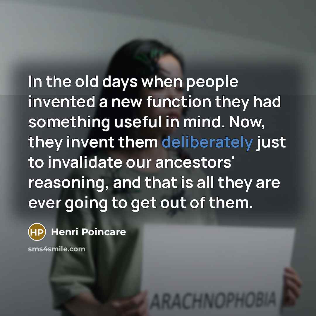 “In the old days when people invented a new function…” quote by Henri Poincare