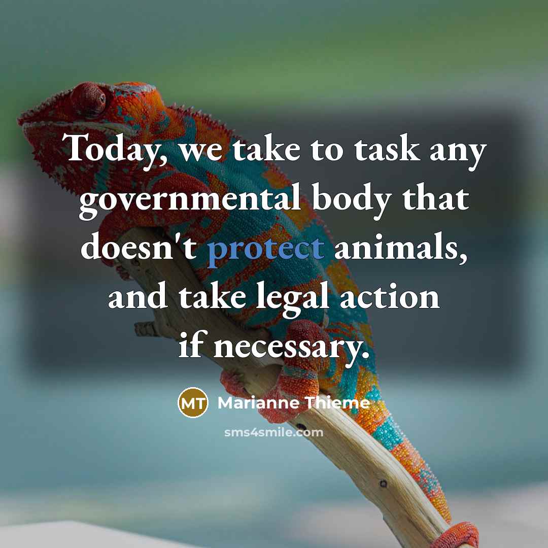 “Today, we take to task any governmental body that doesn't…” quote by Marianne Thieme