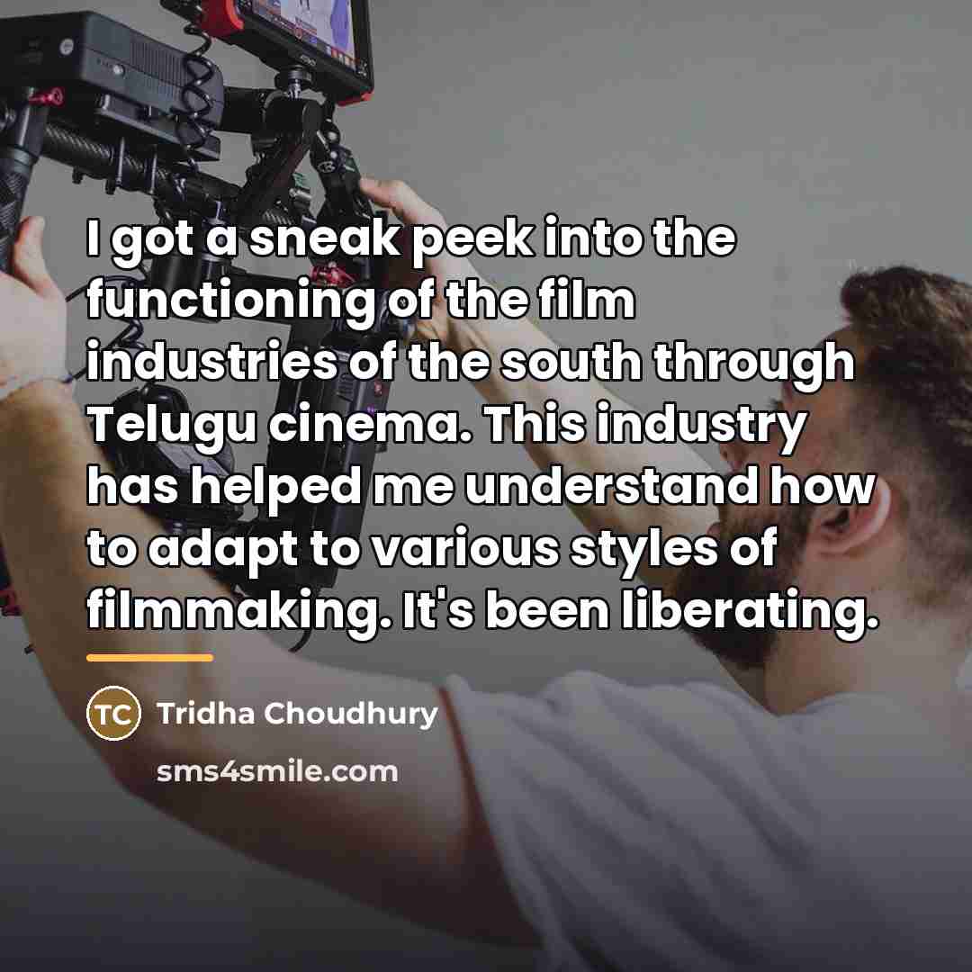 “I got a sneak peek into the functioning of the…” quote by Tridha Choudhury