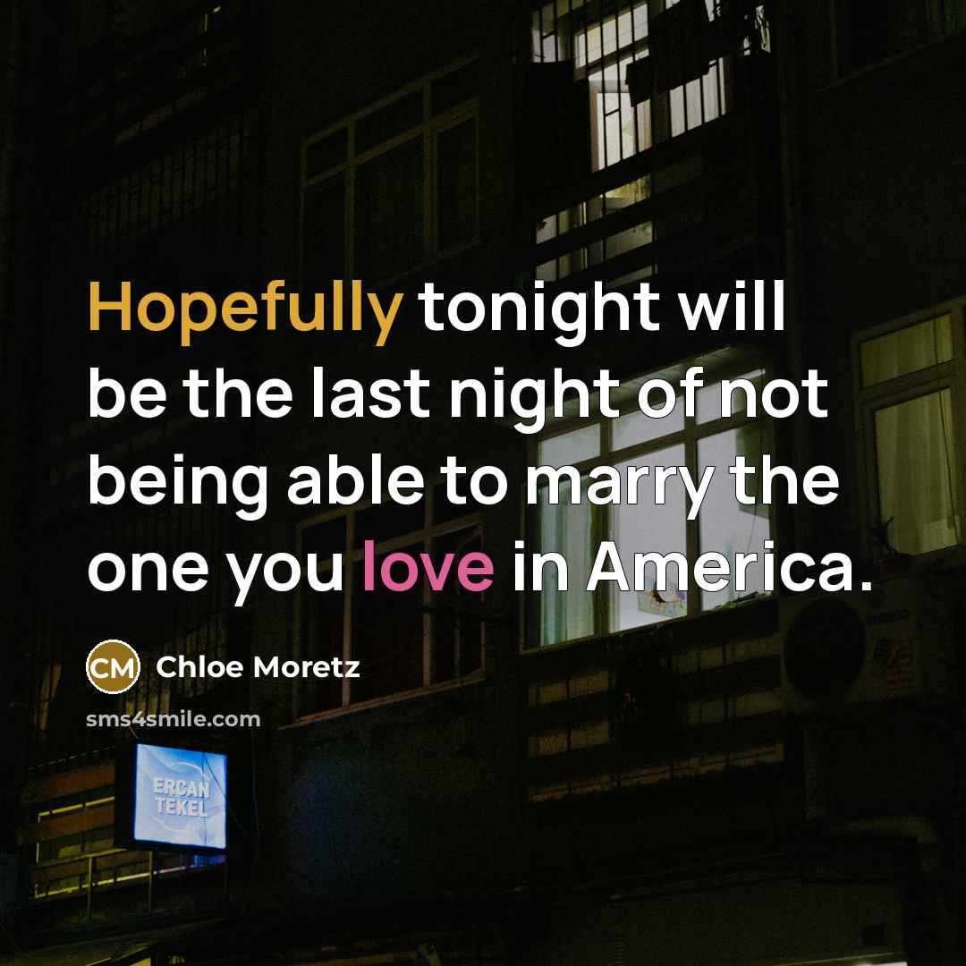 “Hopefully tonight will be the last night of not being…” quote by Chloe Moretz
