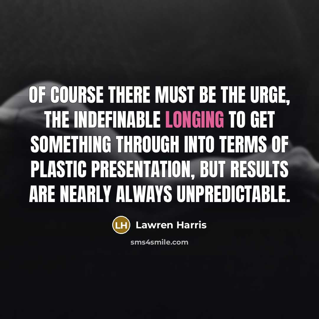 “Of course there must be the urge, the indefinable longing…” quote by Lawren Harris